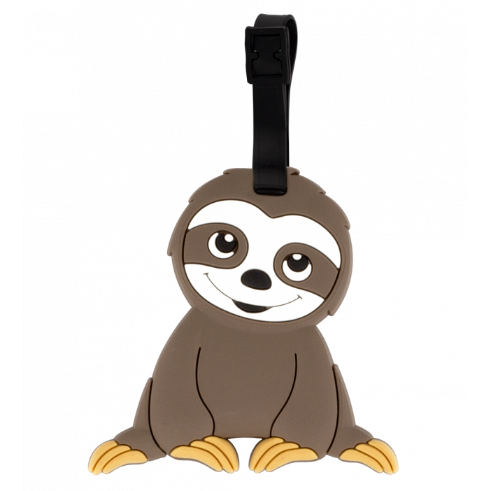 Luggage label - Ani-luggage Sloth