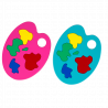  Pink / Blue