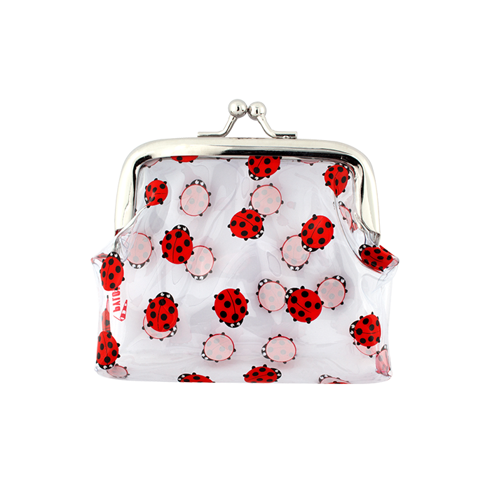 Porte-monnaie avec fermoir à clip - Clipurse Coccinelle