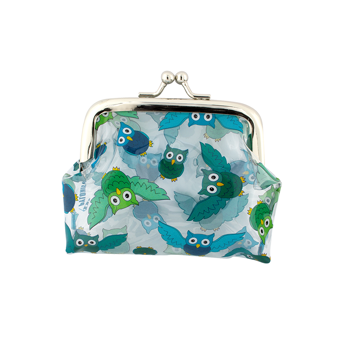 Purse with clasp close - Clipurse Owl