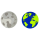 2 Untersetzer - Terre Lune Party