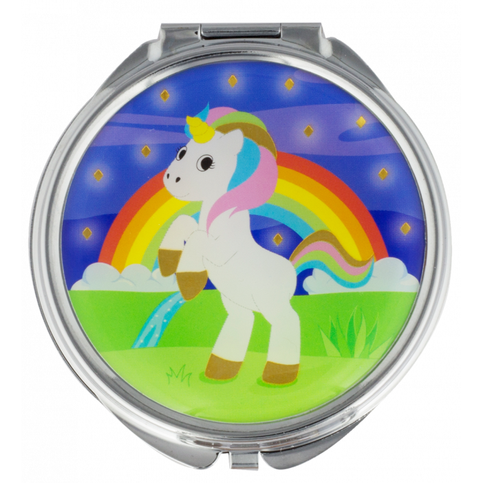 Miroir de poche - Lady Look Licorne