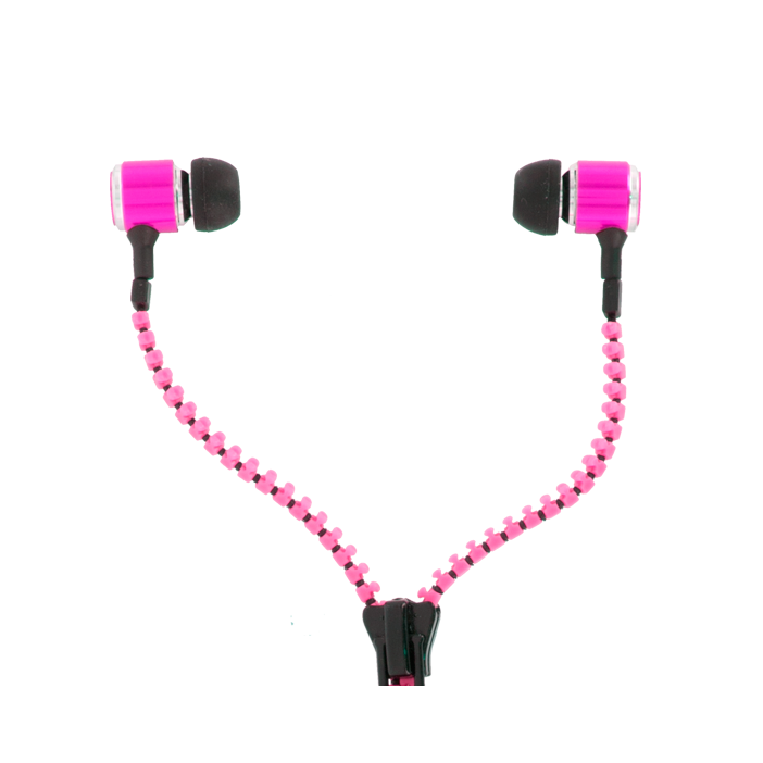Auricolari - Zipper Rosa