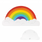 Metallplatte -  L’arc-en-ciel