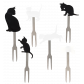  Chat noir et blanc