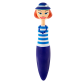Druckkugelschreiber - Fashion Girl Pen Rosa