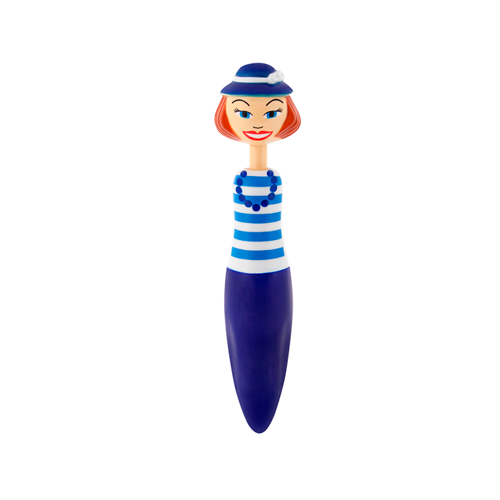 Druckkugelschreiber - Fashion Girl Pen Blau