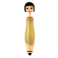 Druckkugelschreiber - Fashion Girl Pen Rosa