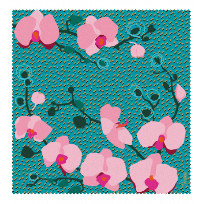 Tissu microfibre pour lunettes - Belle Vue - Orchid Blue