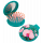 Haarbürste mit Spiegel 2 in 1 - Lady Retro - Pompon