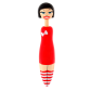Druckkugelschreiber - Fashion Girl Pen Rosa