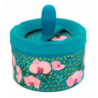 Cendrier poussoir - Pousse Pousse - Orchid Blue