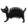 Porte savon - Soapycat - Noir
