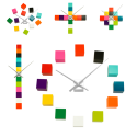 Horloge 12 cubes - Tic Tac
