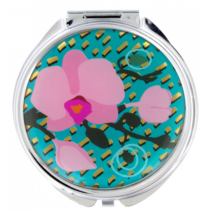 Miroir de poche - Lady Look Orchid Blue