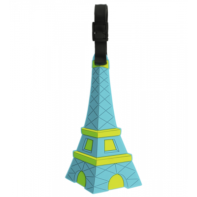 Luggage label - Ani-luggage - Tour Eiffel Bleue