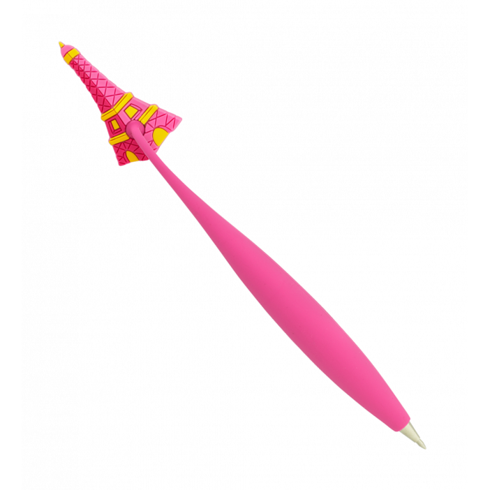 Stylo magnétique - Ani-pen Tour Eiffel Rose