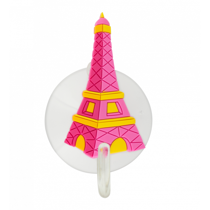 Saughaken - Ani-holder Eiffelturm Rosa