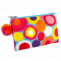 Pochette zip - Velvet Zip Pompon