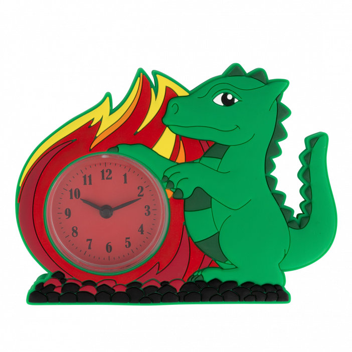 Wecker - Funny Clock Dragon Vert