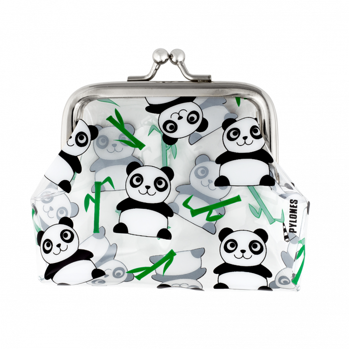 Porte-monnaie avec fermoir à clip - Clipurse Panda