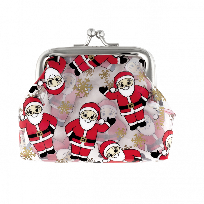 Porte-monnaie avec fermoir à clip - Clipurse Santa