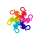 Set de 6 marqueurs de verre - Happy Markers Animaux