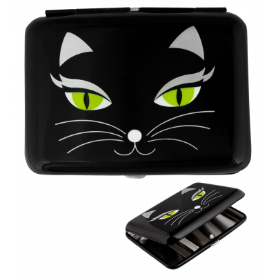 Boite / Étui à cigarettes - Cigarette Case - Black Cat