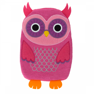 Hot water bottle - Hotly - Pink Owl