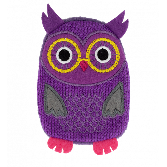 Taschenwärmer - Warmly Violett Eule