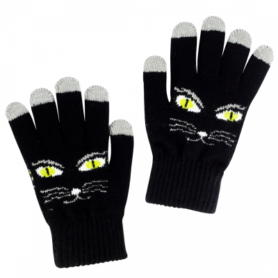 Gants pour écran tactile - Touch Gloves - Black Cat