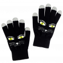 Tactile gloves - Touch Gloves Black Cat