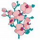 Trivet - L'orchidée