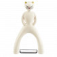 Vegetable peeler - Chat'Pluch White Cat