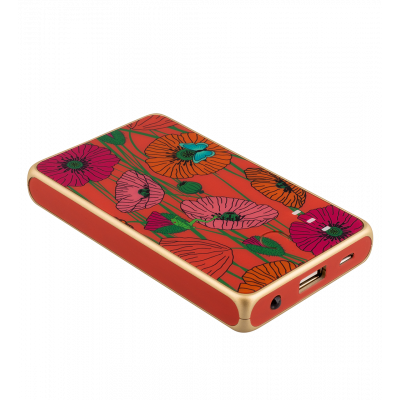 Batterie externe nomade 5000mAh - Get The Power 2 - Coquelicots
