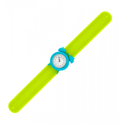 Montre slap réveil - My Time - Vert / Turquoise