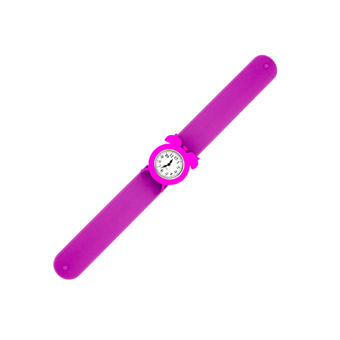 Slap alarm clock watch - My Time 2 Purple