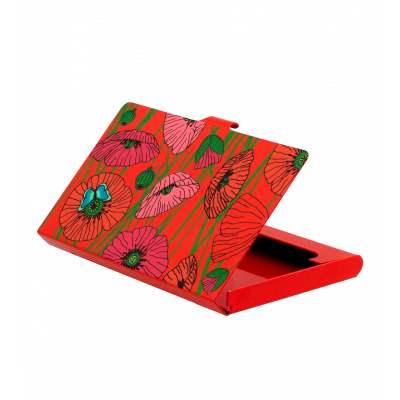 Porte cartes de visite - Busy - Coquelicots