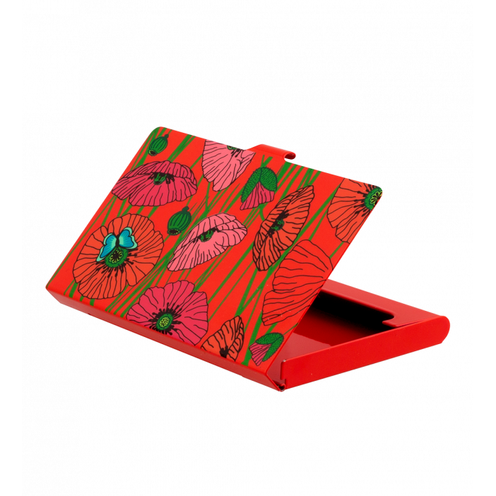 Porte cartes de visite - Busy Coquelicots