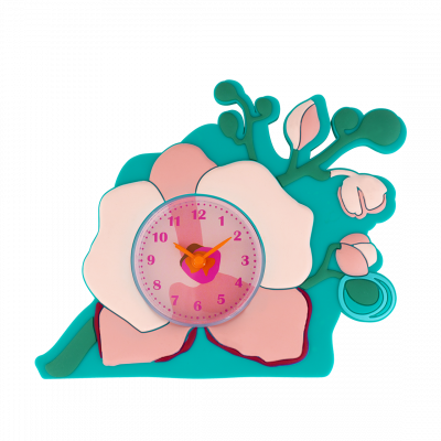 Réveil - Funny Clock - Orchid Blue