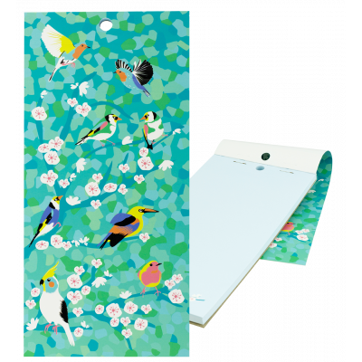 Bloc note magnétique - Carnet Formalist - Birds
