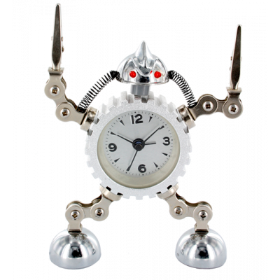 Réveil - Robot Timer - Argent