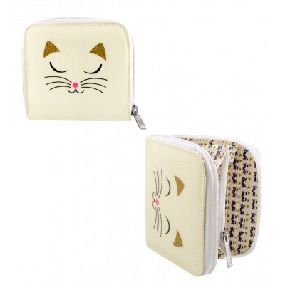 Petit portefeuille de voyage - voyage - White Cat
