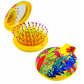 Brosse à cheveux miroir 2 en 1 - Lady Retro Orchid Blue