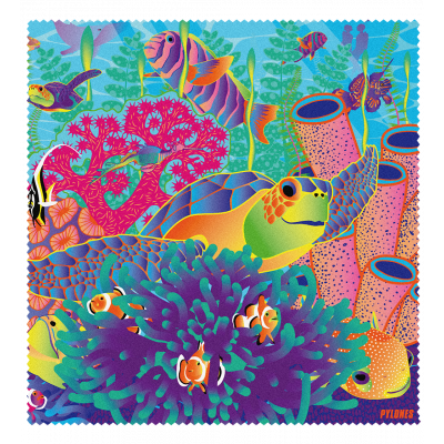 Tissu microfibre pour lunettes - Belle Vue - Fluocéan