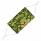 Mascherina in tessuto lavabile e riutilizzabile - Mascherina barriera Camouflage Green