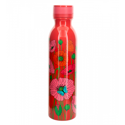 Bouteille thermos isotherme 75 cl - Keep Cool Bottle - Coquelicots