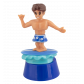 Flip flap solaire - 1-2-3 Soleil Hawaiin Bleu