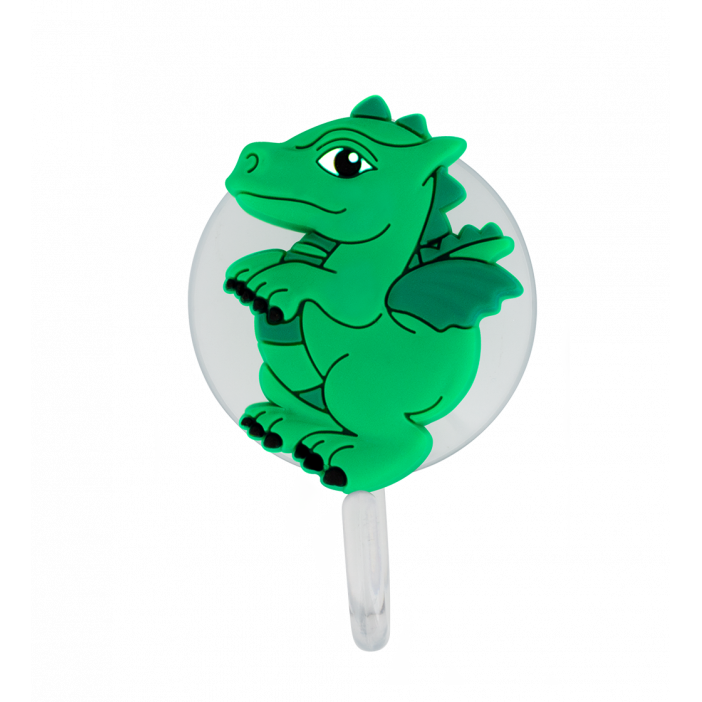 Gancio a ventosa - Ani-holder Dragon Vert