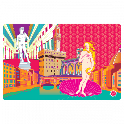 Placemat - Set my city - Florence